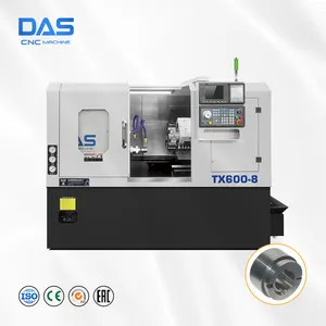 중국 DAS 생활 터렛 선반 범용 밀링 CNC 선반 유압 호스 압착 CNC 기계 부품 용 테일 스톡