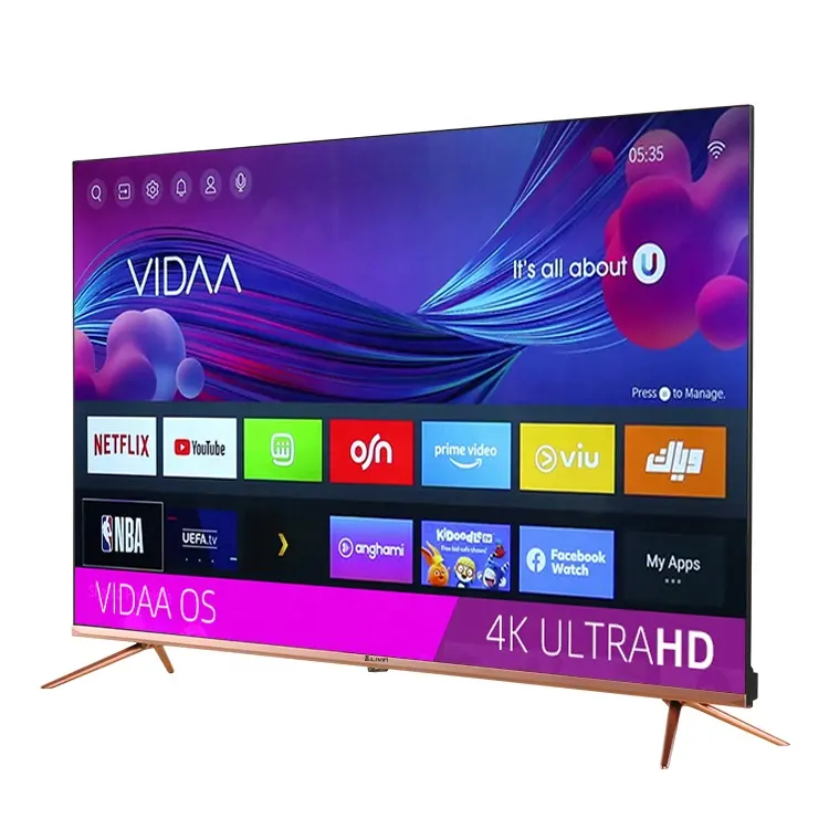 The latest TV system smart 55 inch led tv with led tv parts