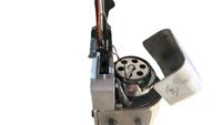 Machine à coudre industrielle sur mesure de type lit de travail, avec espace de travail de 635 mm, pour la fabrication de bagages, modèle 8703-C