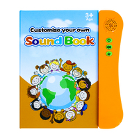 Livre imprimé interactif pour enfants, livre avec boîte de musique, sons Audio, pour bébé, apprentissage éducatif précoce