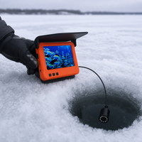 Caméra de pêche sous-marine avec câble de 15 m, écran de 4,3 pouces, détecteur de poissons, caméra 1000TVL IP68, caméra sous-marine pour la pêche sur glace
