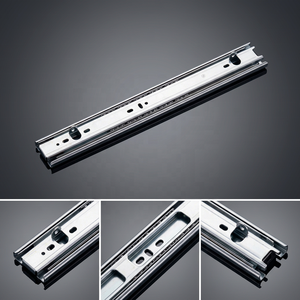 Meilong Correderas para cajones de cocina plateadas con montaje, deslizadores para cajones de armario, deslizadores para cajas de herramientas, deslizadores para armarios con gancho - Product Image 5