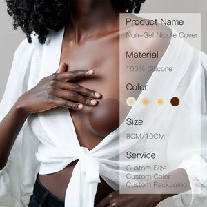Penutup Puting Mulus Tidak Terlihat Payudara Silikon Perekat Tanpa Lem Matte Tahan Air - Product Image 2