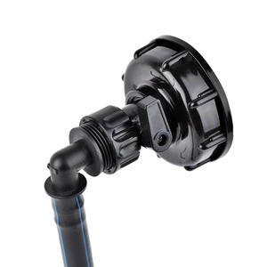 Raccord d'eau 1/2'' 3/4'' 1'' pour tuyau de jardin, connecteur de robinet S60 à filetage grossier, coudé pour réservoir IBC, connecteur de tuyau PE - Product Image 4