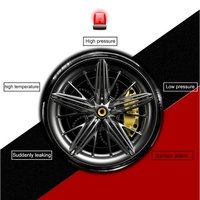Système de surveillance de la pression des pneus 4.0 Capteur externe de voiture Meilleur TPMS BLE pas cher pour Android et IOS 4PCS/Set Capteurs TPMS