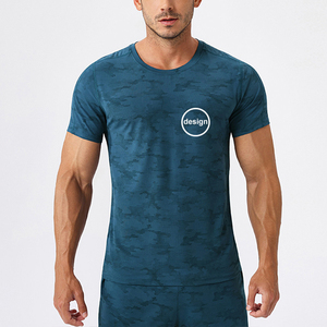 Logo personnalisé OME, broderie 3D, spandex/polyester 170 g/m², personnalisable, respirant, séchage rapide, col en V surdimensionné, entraînement physique pour hommes - Product Image 6