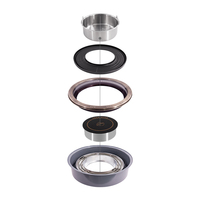 AOBL Table ronde sans fumée pour barbecue hot pot pour restaurants ODM produit OEM