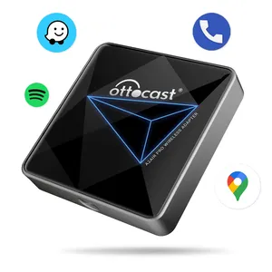 Ottocast A2AIR PRO instantânea inteligente sem fio Android auto caixa sem fio Android Auto Car Adapter para carros com fio Carplay