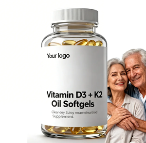 Kapsul Lunak Minyak Krill OEM Plus <span class=keywords><strong>Vitamin</strong></span> B12, D3, K2 & CoQ10 Omega 3 EPA, DHA Suplemen Mendukung Sistem Kekebalan Tubuh & Kesehatan Otak - Product Image 5