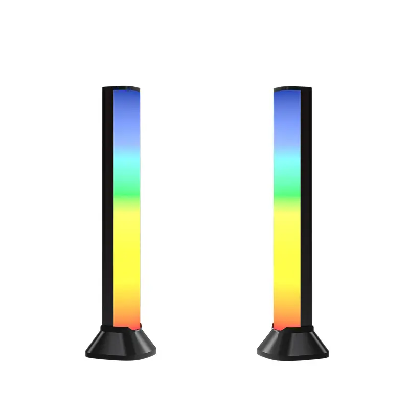 โคมไฟ LED สร้างบรรยากาศแบบตั้งโต๊ะ, ไฟแอป RGB ควบคุมเสียงเพลงควบคุมเสียงได้สำหรับห้องนอน