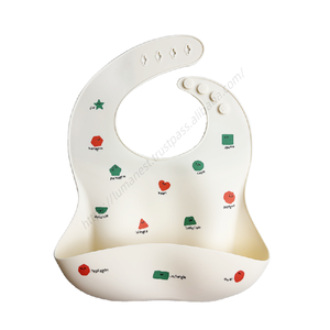 Baberos de Silicona para Bebé, Impermeables, de Grado Alimenticio, con Logotipo Personalizado al por Mayor, Baberos Suaves para Niños y Niñas - Product Image 3