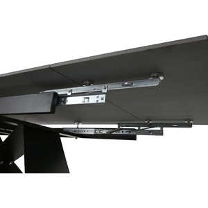 Mesa de Comedor de Metal 160x90x75cm Extensible - Product Image 6