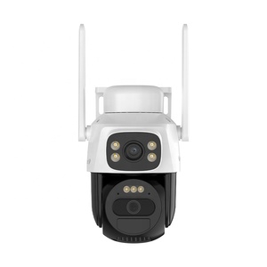 Caméra solaire 4G à double objectif et double <span class=keywords><strong>vue</strong></span> avec détection humaine, prise en charge du stockage cloud et Wi-Fi - Product Image 1