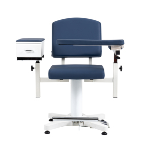 Silla Eléctrica Moderna para Extracción de Sangre CARENOVO LC-220 con Cajón de Almacenamiento y Reposabrazos Ajustables para Uso Hospitalario - Product Image 2