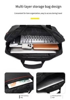 Vente en gros d'usine de sacoche pour ordinateur portable professionnel Sac à bandoulière léger avec logo imprimé personnalisé Sacoche protectrice pour ordinateur portable avec sangle