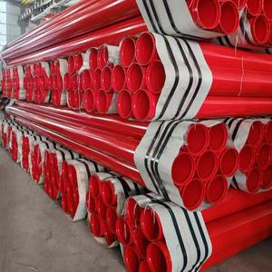 ท่อเหล็กไร้รอยต่อเคลือบพลาสติกสี ทนทานต่อการกัดกร่อน มาตรฐาน ASTM A53/106 GrB 8`` SCH40 สำหรับป้องกันอัคคีภัย ขายส่งจากโรงงาน - Product Image 2