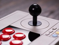 Joystick Arcade 8Bitdo V3 para Switch / Lite / PC con Vibración, Diseño Ergonómico, Mapeo de Botones Personalizable, 2.4G