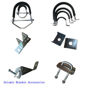 خط أنابيب بناء شماعات زلزالية دعم مشقوق قناة C الأخدود دعم الباردة شكلت بالكربون الصلب السكك الحديدية المسار مع مضلع - Product Image 4