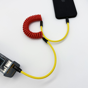 Nouveau Câble <span class=keywords><strong>Chargeur</strong></span> <span class=keywords><strong>iPhone</strong></span> 15 Pro Max USB Tressé Ressort Personnalisé DIY Multicolore Type C vers Type C 100W pour 2025 - Product Image 5