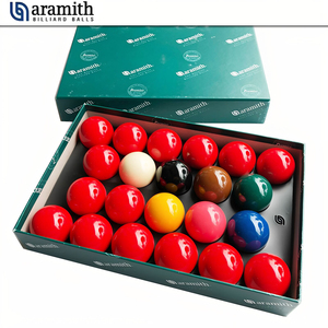 Juego de Bolas de Billar de Resina de Alta Densidad de 52.2 mm, Bolas de Billar Profesionales Resistentes a Impactos, Compatibles con el Estándar Aramith - Product Image 1