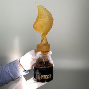 Trophée de glaçure en gros de haute qualité <span class=keywords><strong>ADL</strong></span> avec base en verre de cristal pour le premier prix cadeaux Trophée de cristal de sport - Product Image 3