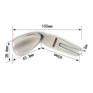 Vente en gros Outil de réparation de divots et marqueur de golf en alliage de zinc, design en forme de coin, durable et écologique - Product Image 6