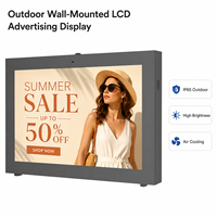Monitor Publicitario para Exteriores de Alto Brillo (1500-2500 Nits) con Pantalla Táctil Capacitiva G+G Opcional