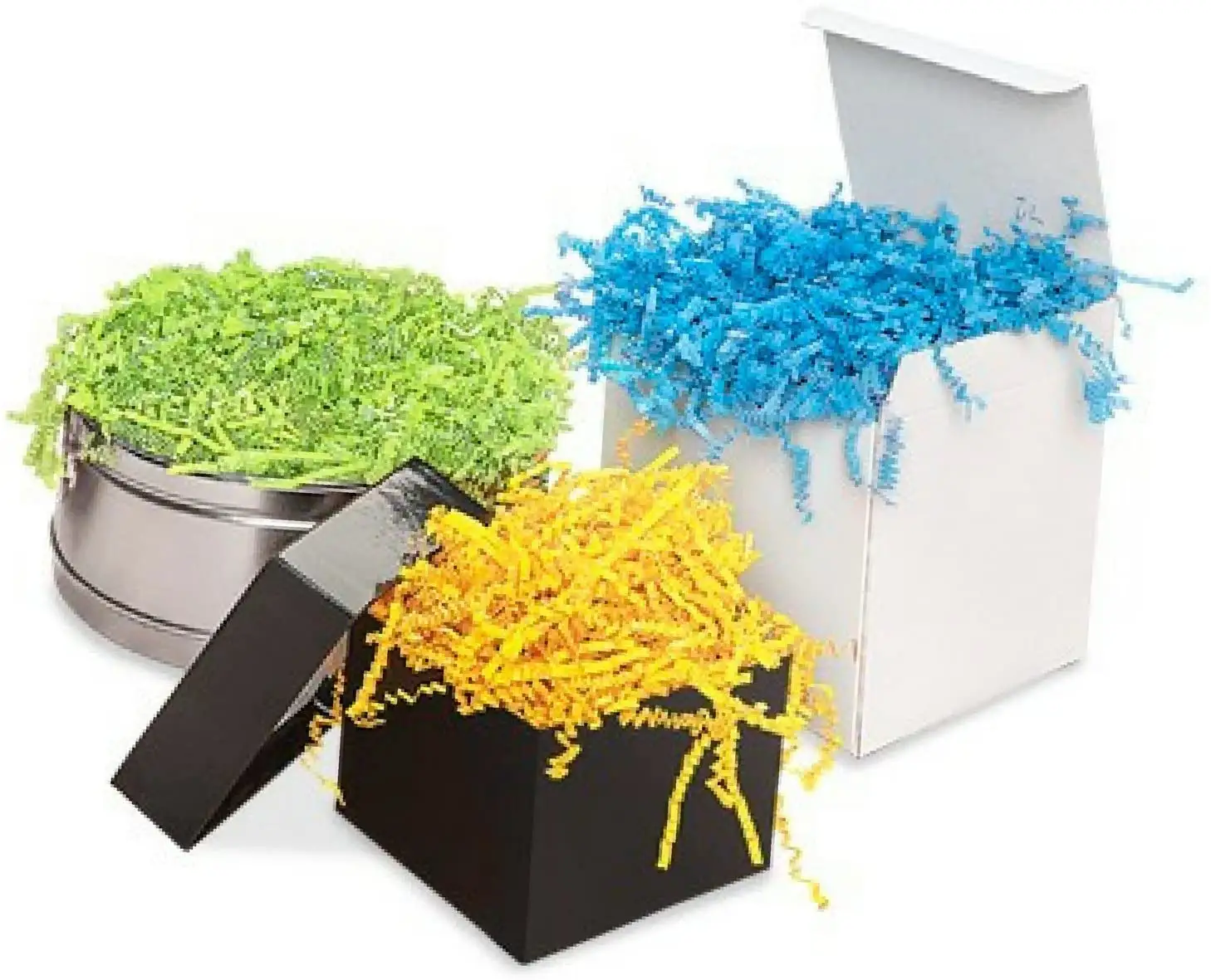 1 Kg/Pack Wholesale High Quality Decorative Raffia Shredded Crepe Paper Filling Box Crinkle Paper For Gift Box Filler