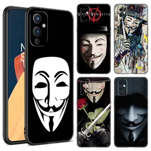 1000+ designs Custom V for Vendetta Mask Silicon Sublimation Phone Case for OnePlus 7T 8 9 10 11 Nord 2 CE3 Lite N10 N100 N20 N3