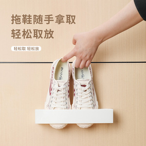 Étagère à chaussures murale Fubang en plastique, rangement multifonctionnel pour baskets et chaussures en cuir, style simple et élégant - Product Image 1