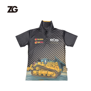 Trova magliette polo da uomo di alta qualità, personalizzate, a due bottoni, sublimate, per team di motociclismo/corse automobilistiche. - Product Image 1