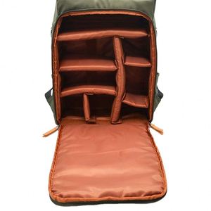 BSCI Factory Designer Custom Classic England Big Capacity Durable Green Waxed Nylon <b>Camera</b> Bags <b>Backpack</b> for Photography - Product Image 4