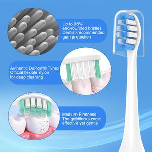 Tête <span class=keywords><strong>de</strong></span> <span class=keywords><strong>brosse</strong></span> <span class=keywords><strong>de</strong></span> rechange Cavzru compatible avec la <span class=keywords><strong>brosse</strong></span> à dents électrique <span class=keywords><strong>Philips</strong></span> <span class=keywords><strong>Sonicare</strong></span>, tête <span class=keywords><strong>de</strong></span> <span class=keywords><strong>brosse</strong></span> avec poils en nylon - Product Image 5