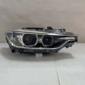 Para <span class=keywords><strong>BMW</strong></span> Serie 3 316 320 <span class=keywords><strong>328</strong></span> 330 F30 F35 2013-2020, Luces de Circulación Diurna LED Originales Angel Eye, Conjunto de Faros Delanteros con Lentes de Xenón - Product Image 2