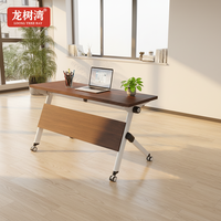Table de conférence pliable réglable, bureau modulaire, table de formation, table de réunion, mobilier de bureau gain de place pour salle de réunion