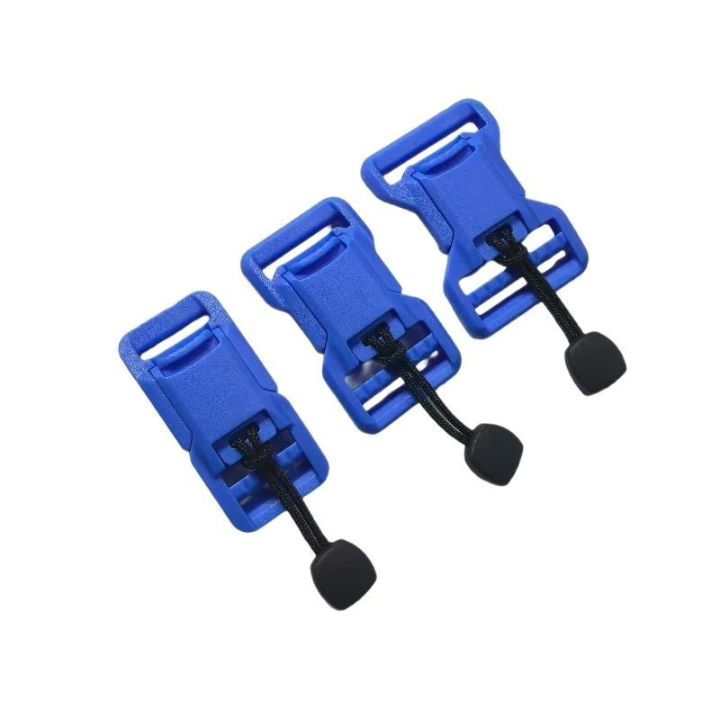 Factory Ready 25mm Tactical Plastic Self-Priming Luggage Accessories Functional Magnet Buckle Drawstring Shoe Hooks