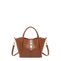 Nouveau Sac à Main Femme Tendance Polyvalent en Similicuir Litchi Doux avec Fermeture à Loquet, Style Européen et Américain, Idéal pour l'Été et les Achats Transfrontaliers