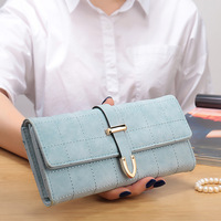 Dompet kisi mode wanita penjualan Super laris dompet wanita Suede imitasi lipat elegan dompet wanita grosir untuk semua musim 2024 tendance sac