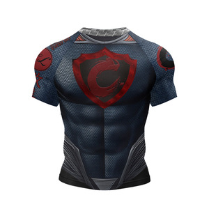 Magliette da <span class=keywords><strong>Uomo</strong></span> per Palestra con Stampa Digitale, Vestibilità <span class=keywords><strong>Slim</strong></span>, in Maglia, Personalizzabili con Logo, Rash Guard per MMA BJJ - Vendita all'Ingrosso - Product Image 3