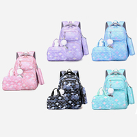 Sac à dos femme 2026 tendance, Mochilas Escolares de haute qualité, ensemble de sacs d'école 3-en-1 grande capacité pour filles et enfants