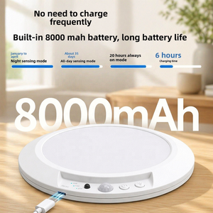 Modern Remote <strong>Motion</strong> 3CCT White ABS LED Sensor Light Dimmable Magnetic Wireless USB Ceiling Lamp Wall Mount 8000mAh Home Use - Product Image 4
