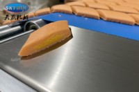 Biscuit automatique formant le déposant de deux couleurs de fabricant et le biscuit rempli de coupe de fil faisant la machine