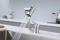 Pliant 360 Degrés Rotation Mitigeur Bassin Évier Robinet Mitigeur pour Cuisine Salle De Bains Maison Caravane Yacht Bateau Camping RV