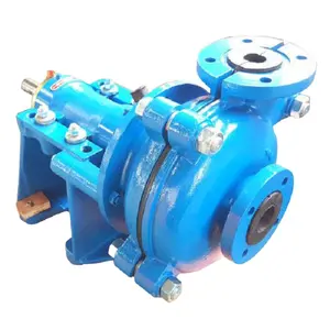 corrosion resistant rubber liner slurry pump for chemical liquid lime water gold mining pump