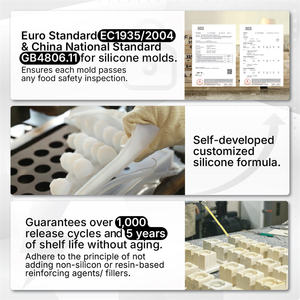 Molde de silicona ecológico Nicole Yin Yang para velas con tapa, para decoración del hogar, personalizable - Product Image 5