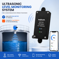 NOVA Tuya Ultraschall-Flüssigkeitsstandsensor mit WiFi IoT-Gateway für Berührungslose Tankstandüberwachung und Ferngesteuerte App-Verwaltung
