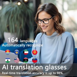Lunettes Intelligentes M01 Assistant IA Bluetooth Forme Ovale pour Hommes Femmes Musique - Product Image 5