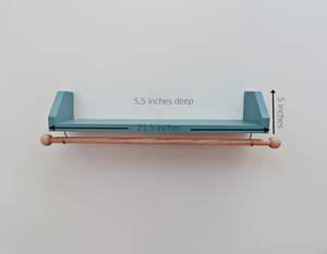 Estante Azul para Cuarto de Bebé con Perchero, Decoración para Cuarto de Niño o Niñ<span class=keywords><strong>a</strong></span>, Almacenamiento de Ropa de Bebé, Organización de Ropa Infantil - Product Image 3