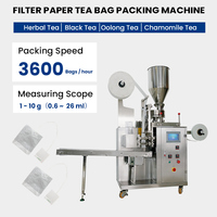 Machine d'emballage automatique de thé en vrac parfumé Fuso avec fil et étiquette