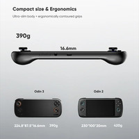 Console de jeu portable AYN ODIN3 Android 15 Wi-Fi 7+BT 6.0 Écran tactile incurvé de 6 pouces Lecteur multimédia portable